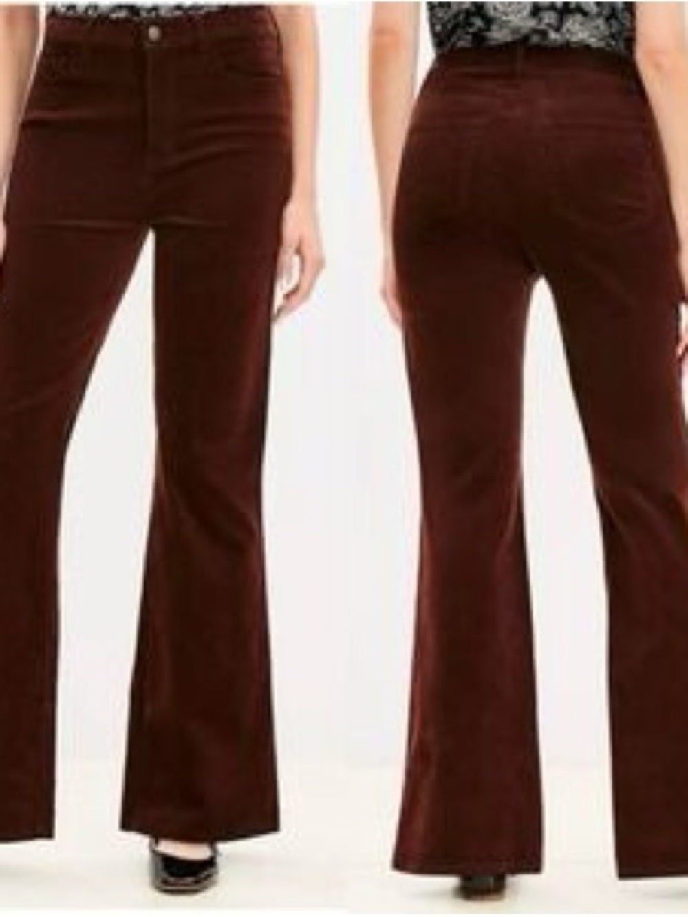 LOFT The Sutton Flare Dress Pants